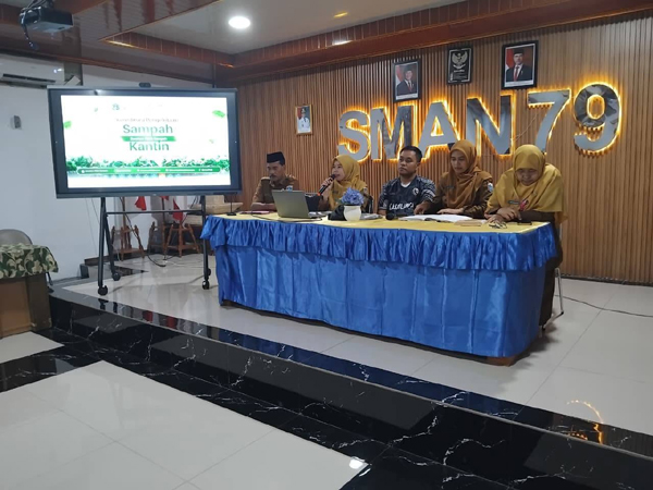 Sosialisasi Pilah Sampah di Kantin SMAN 79 Jakarta-2