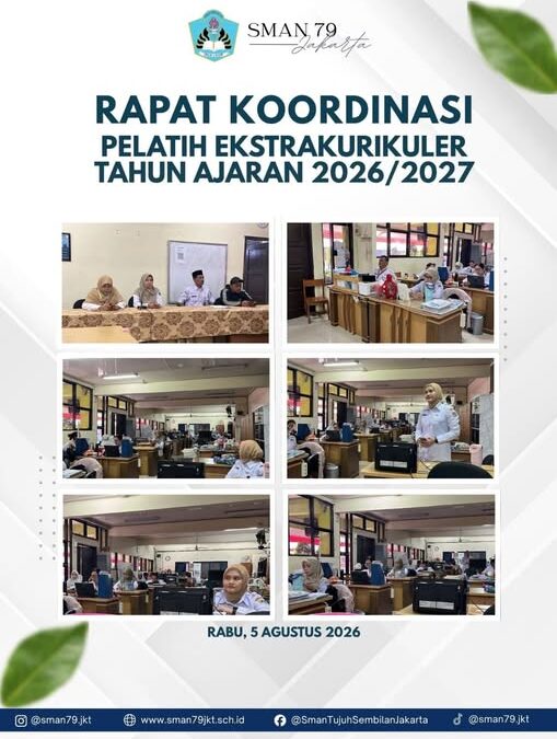 Rapat Koordinasi Pembina dan Pelatih Ekstrakurikuler