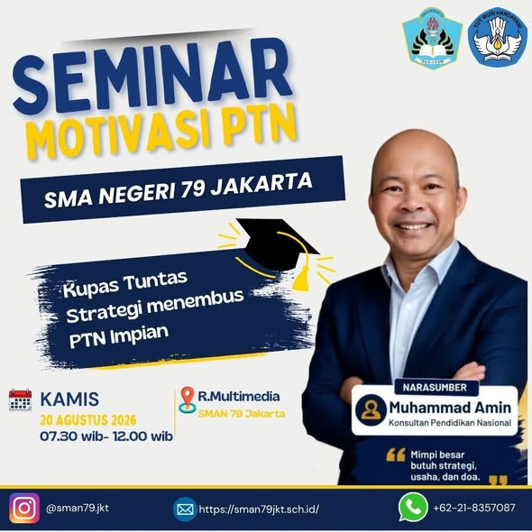 Seminar Motivasi-Kupas Tuntas Masuk PTN Impian untuk kelas XII